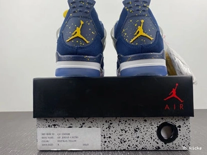 Reps TBK Michigan 3938 Retro 4 Soft Jordan AJ4- 1014